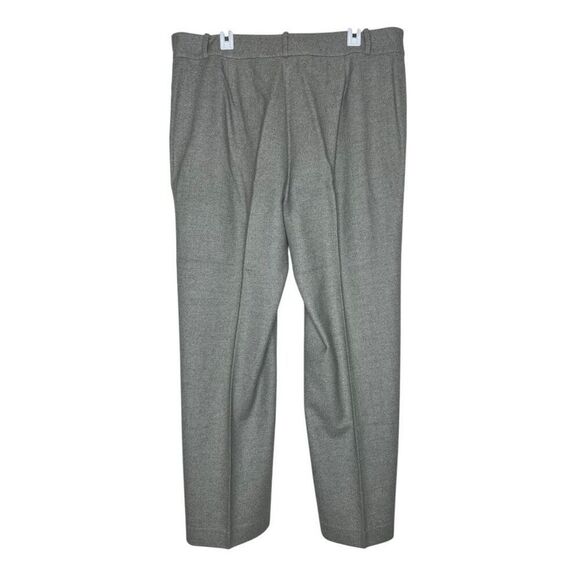 Lauren Ralph Lauren Wool Blend Herringbone Gray Trousers Size 18W - Picture 8 of 15